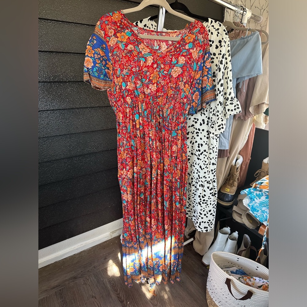 Floral maxi dress